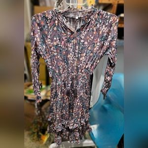 Yakira Bella floral purple Ditsy dress